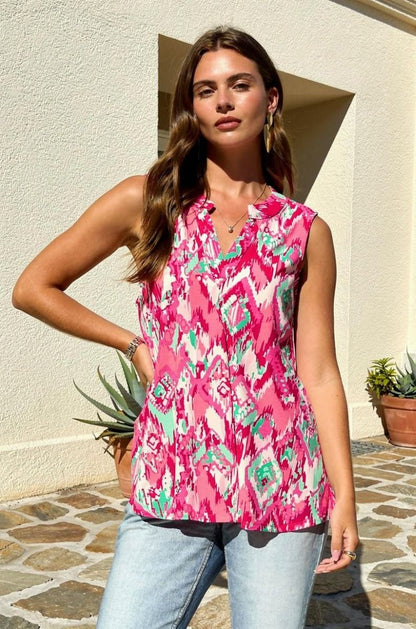 Flamingo Fizz Tank by Dear Scarlett