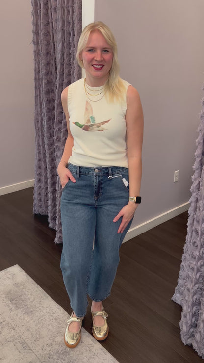 Lasso Mid Rise Jeans in Hazlett by Dear John