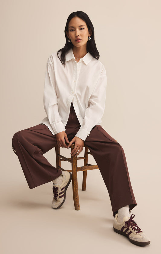 Saunder Track Pant in Sandalwood by Z Supply