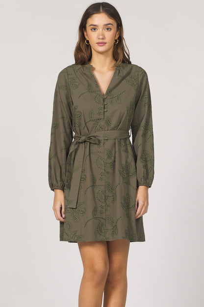 Christine Dress in Vetiver by Dear John