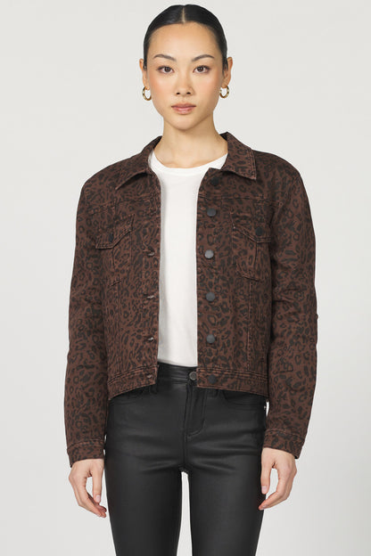 Ainsley Leopard Print Jacket by Dear John
