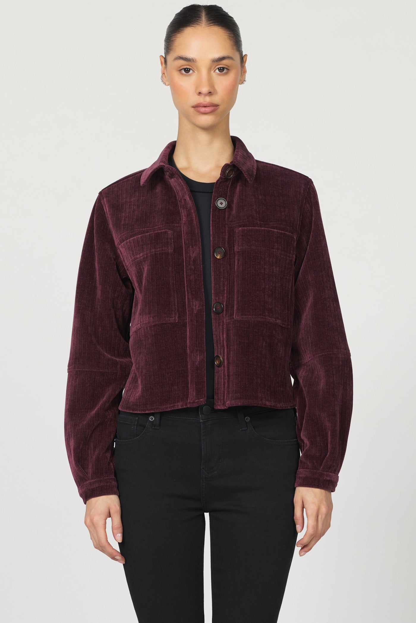 Gina Cropped Corduroy Jacket by Dear John