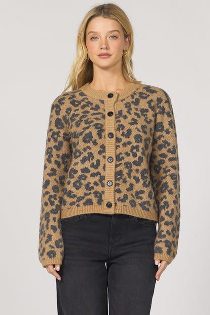 Amina Leopard Cardigan by Dear John