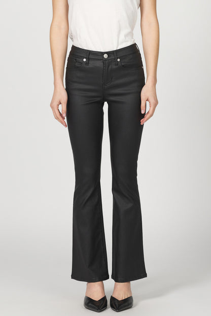 Jaxtyn Coated Denim in Black by Dear John
