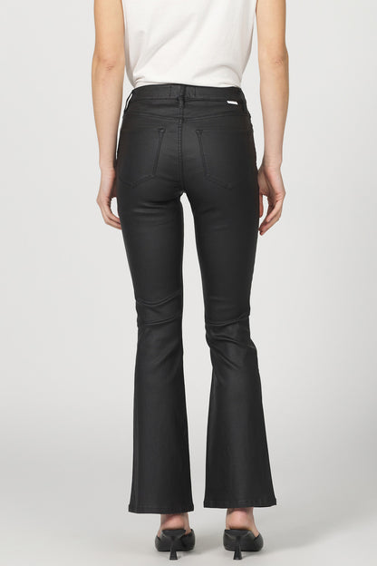Jaxtyn Coated Denim in Black by Dear John