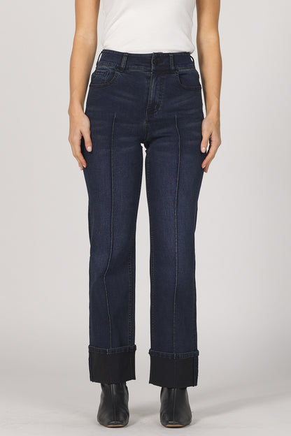 Holly High Rise Cuffed Hem Jeans in Callaway by Dear John