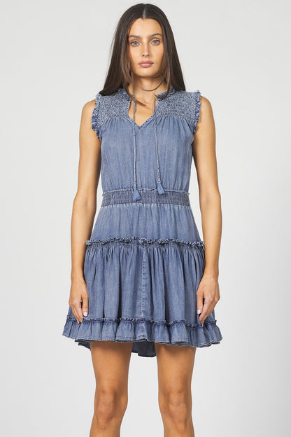 Melodie Dress in Independence Blue by Dear John