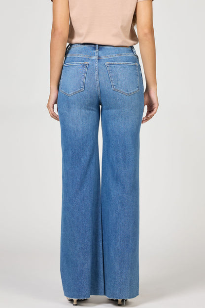 Fiona High Rise Jeans in Fog Sky by Dear John