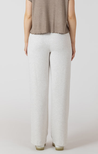 Easy Does It Knit Pants in Soft Oat Heather by Dex