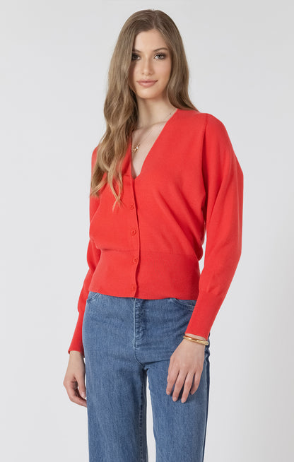 Coral Crush Cardigan by Dex
