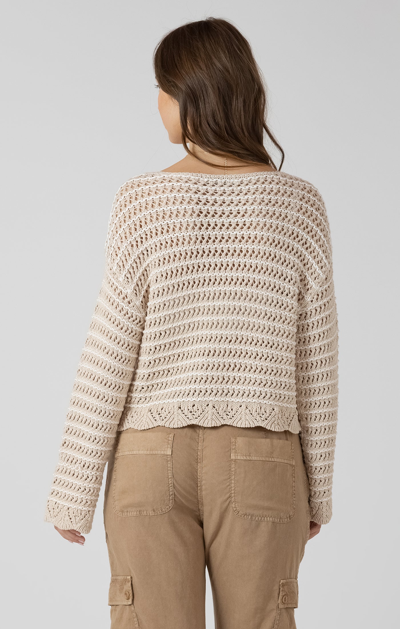 Sandy Shores Crochet Sweater by Dex