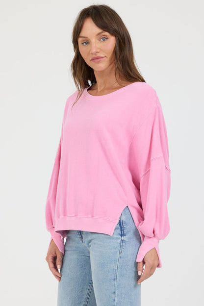 Trenton Pullover in Cashmere Rose by Dear John