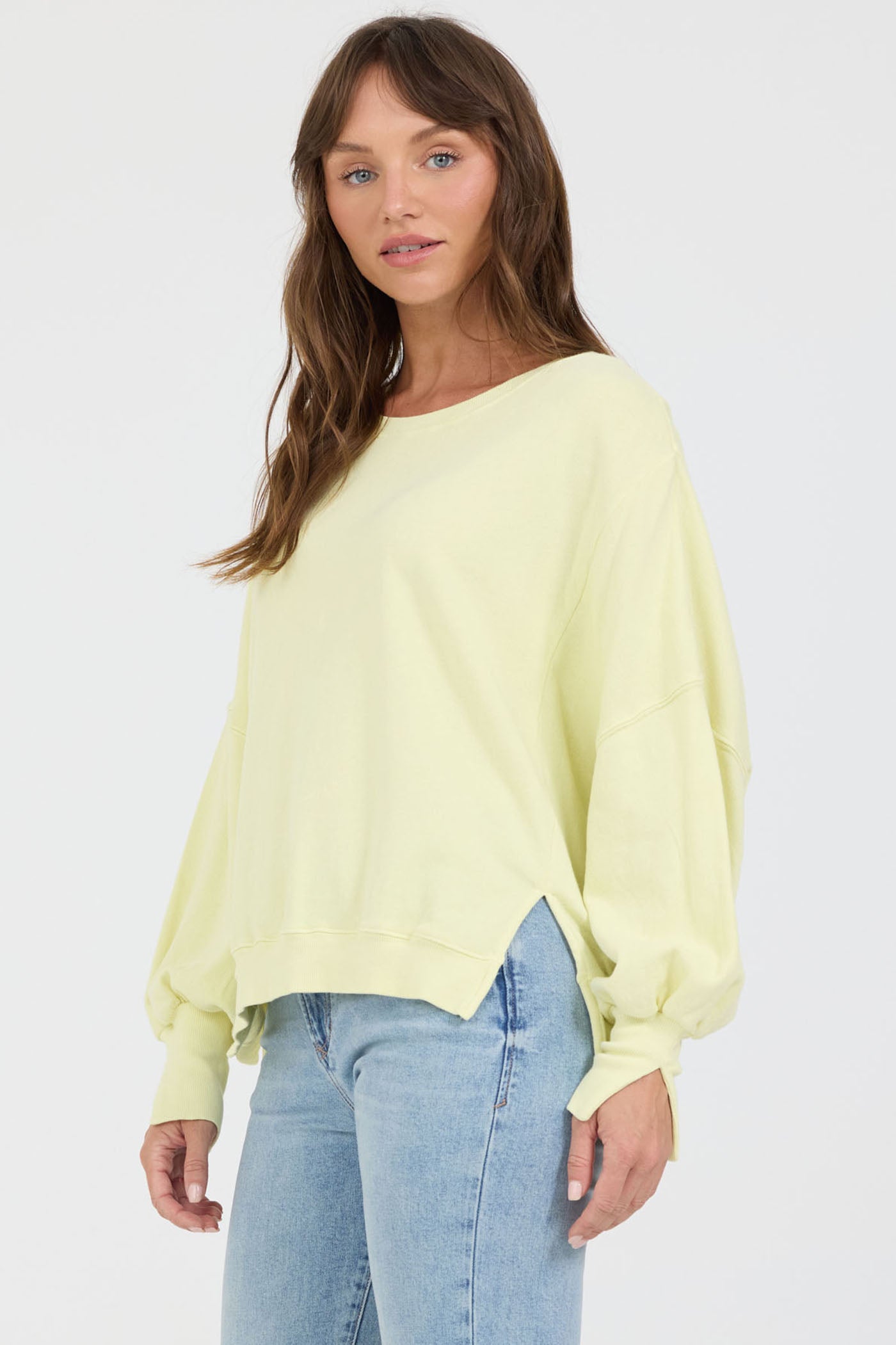 Trenton Pullover in Wax Yellow by Dear John