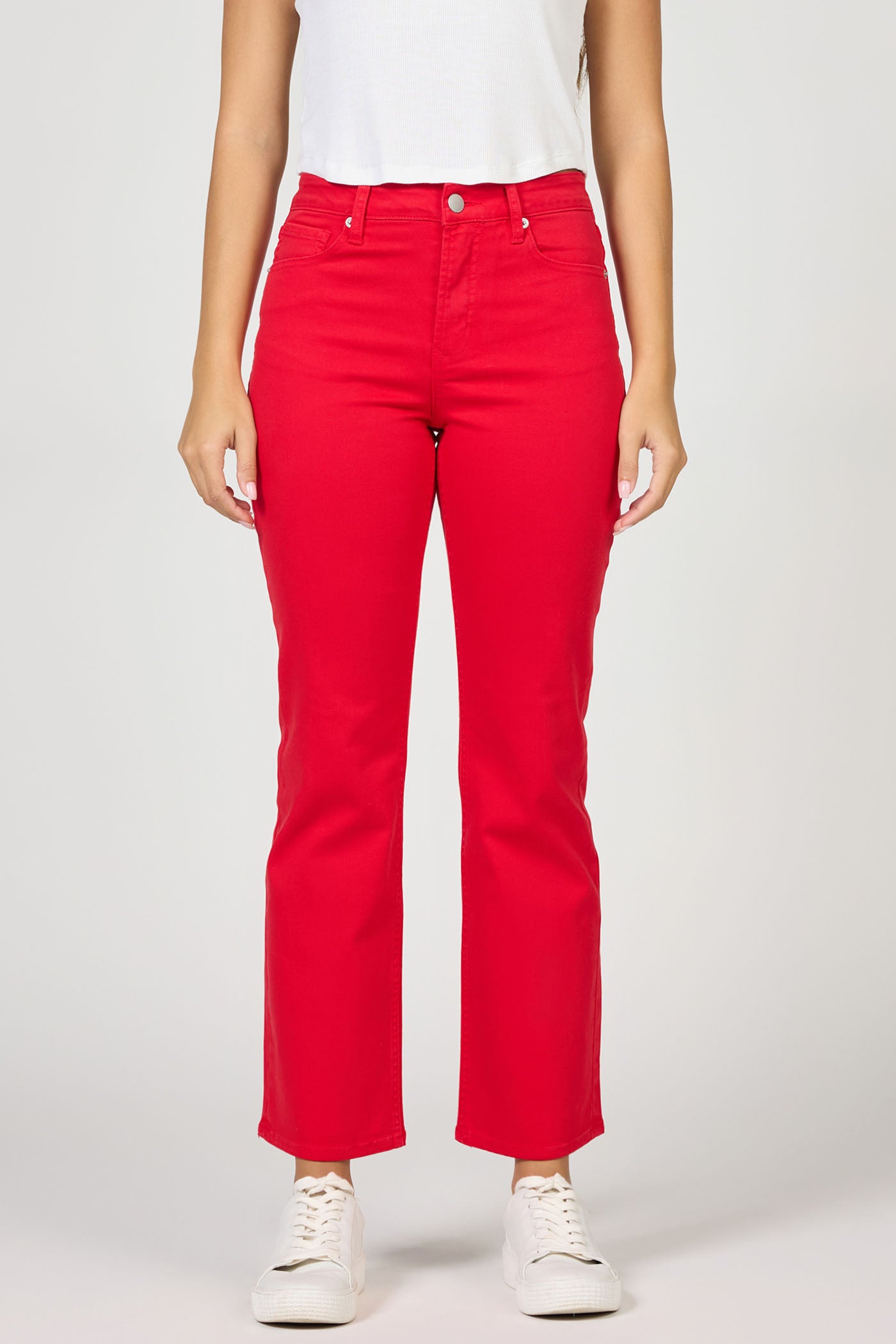 Anika Mid Rise in Salsa by Dear John