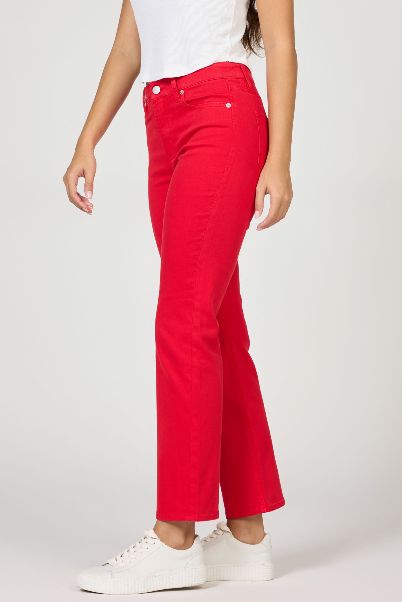 Anika Mid Rise in Salsa by Dear John