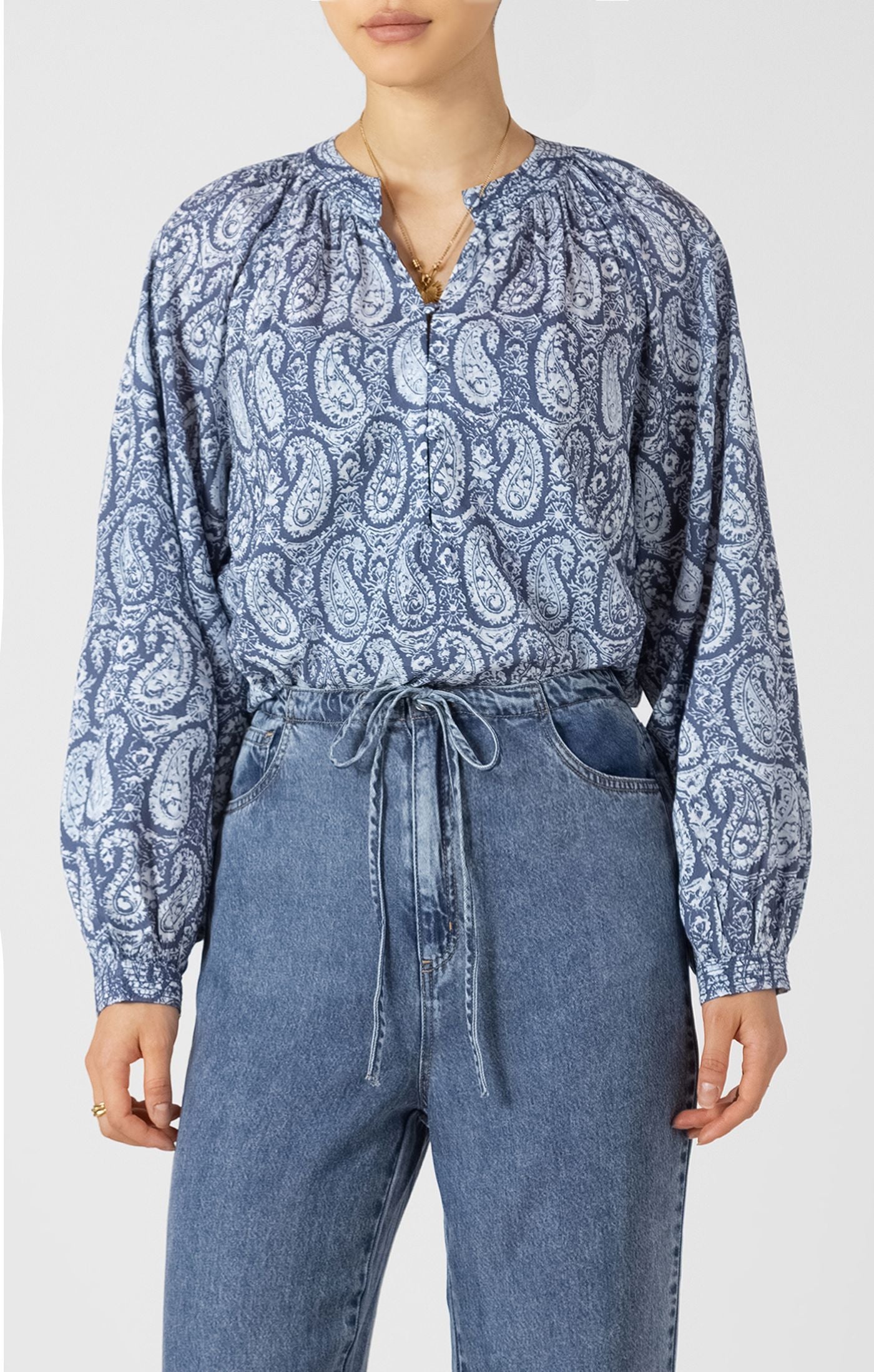 Lakehouse Paisley Blouse by Dex