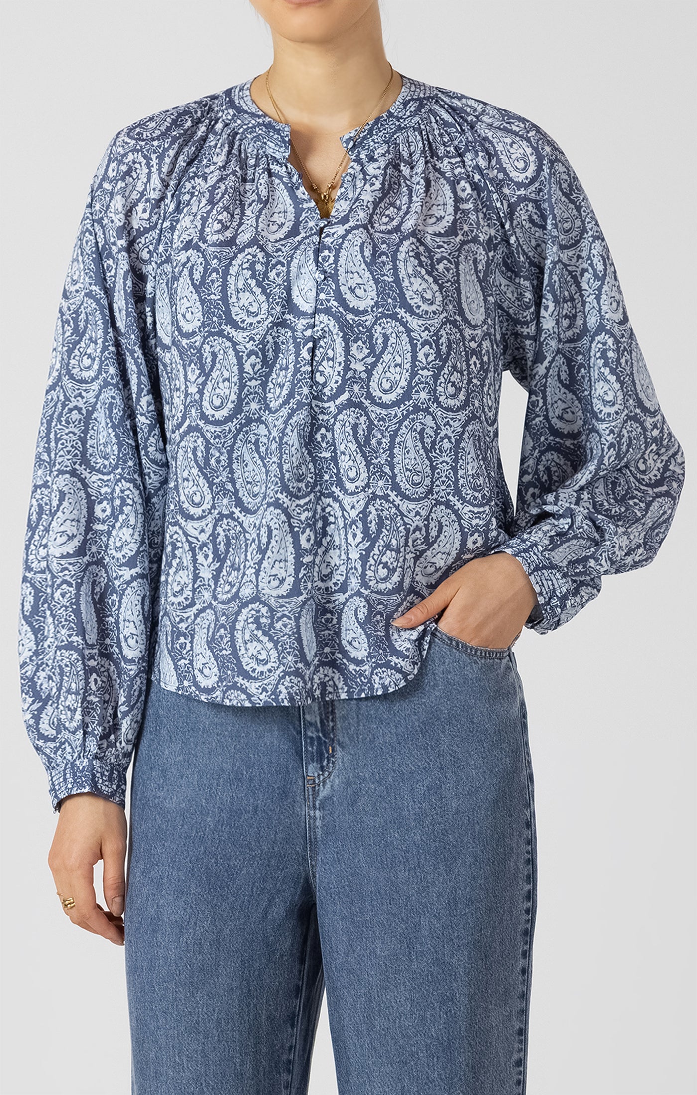 Lakehouse Paisley Blouse by Dex