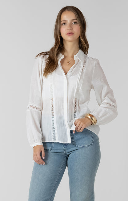 Soft Focus Lace Blouse by Dex