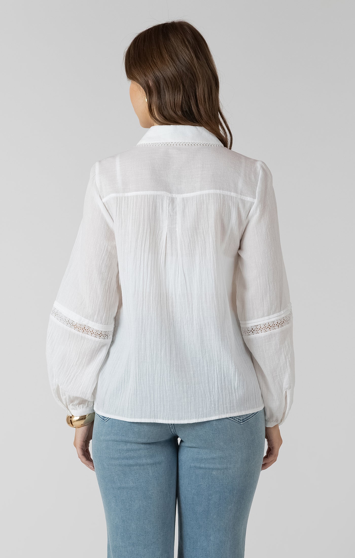 Soft Focus Lace Blouse by Dex