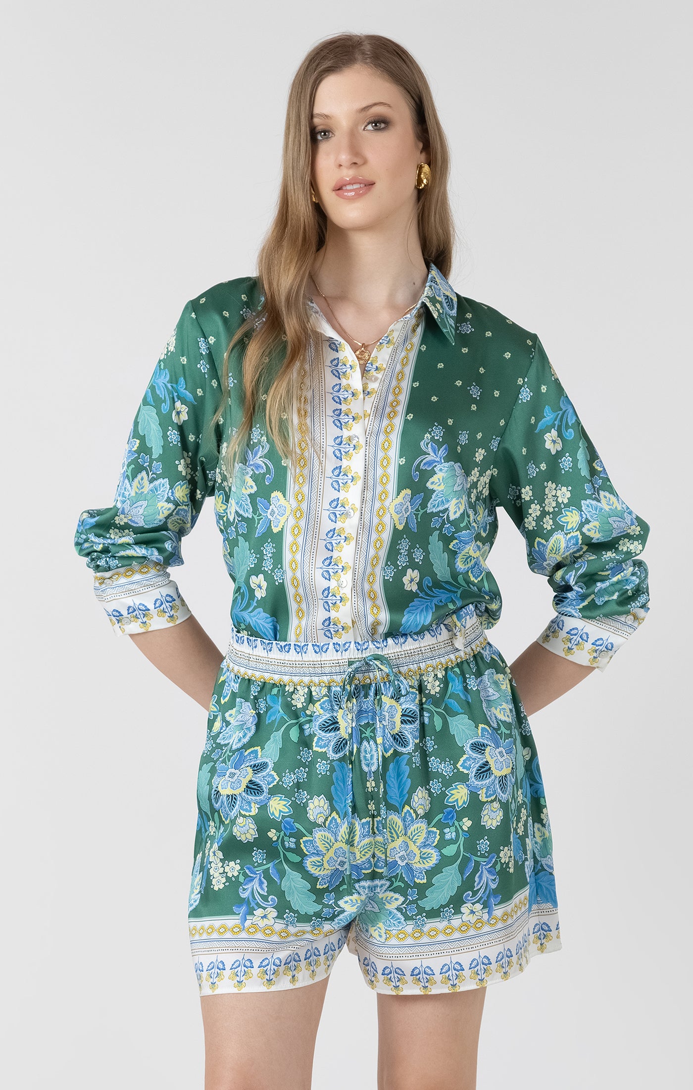 Riviera Garden Blouse by Dex