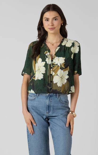 Palm Blossom Blouse by Dex