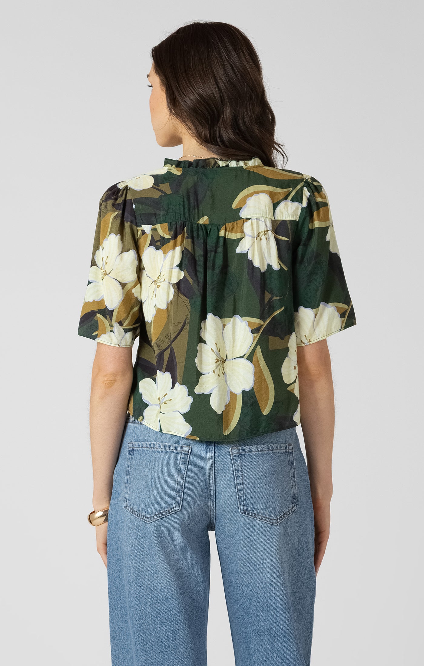 Palm Blossom Blouse by Dex