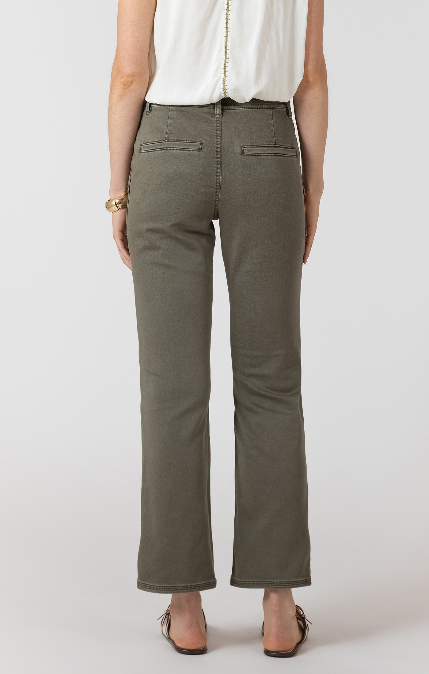 Everyday Twill Pants in Army Green by Dex