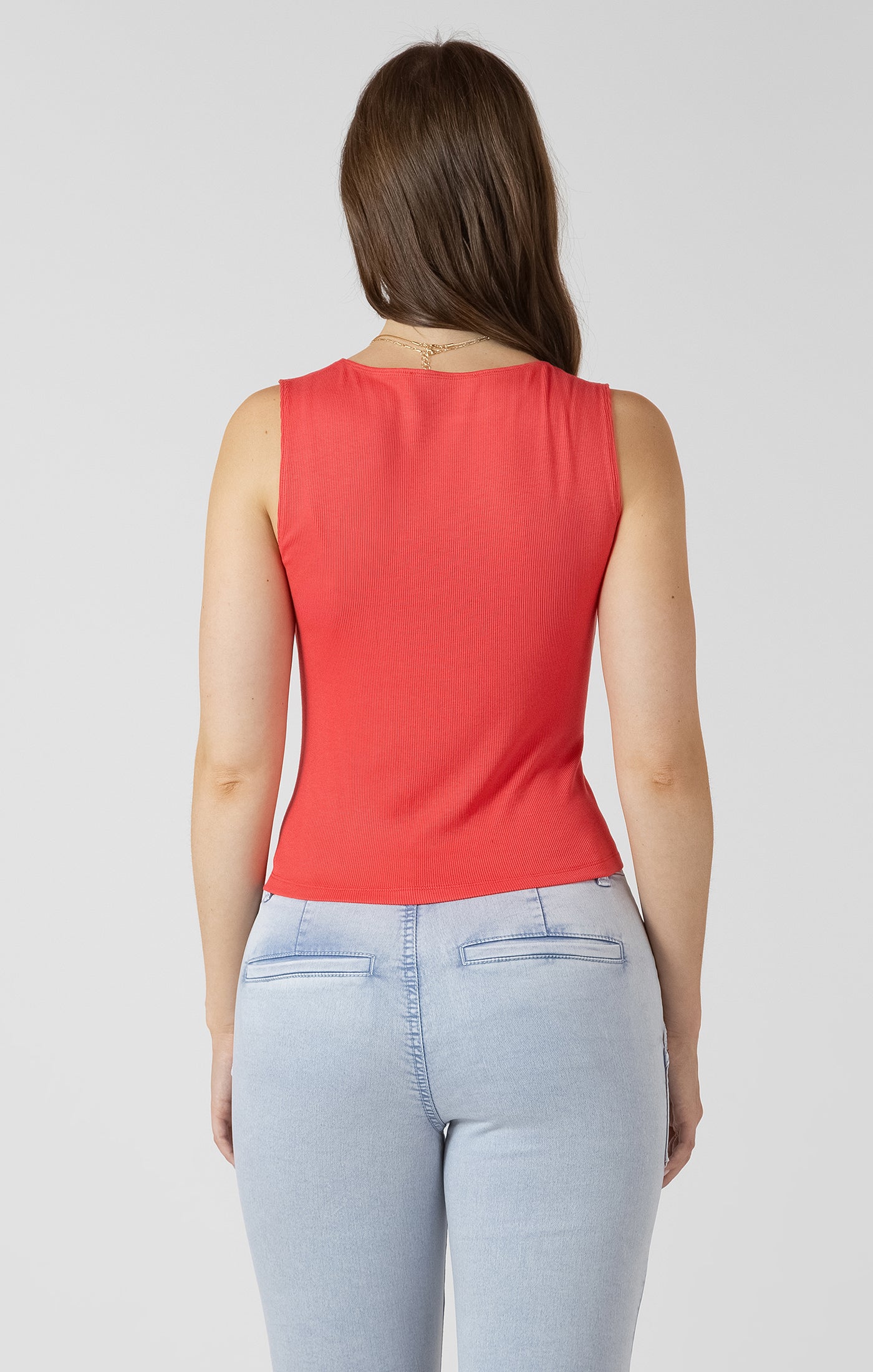 Bold & Buttoned Knit Top in Raspberry Punch by Dex