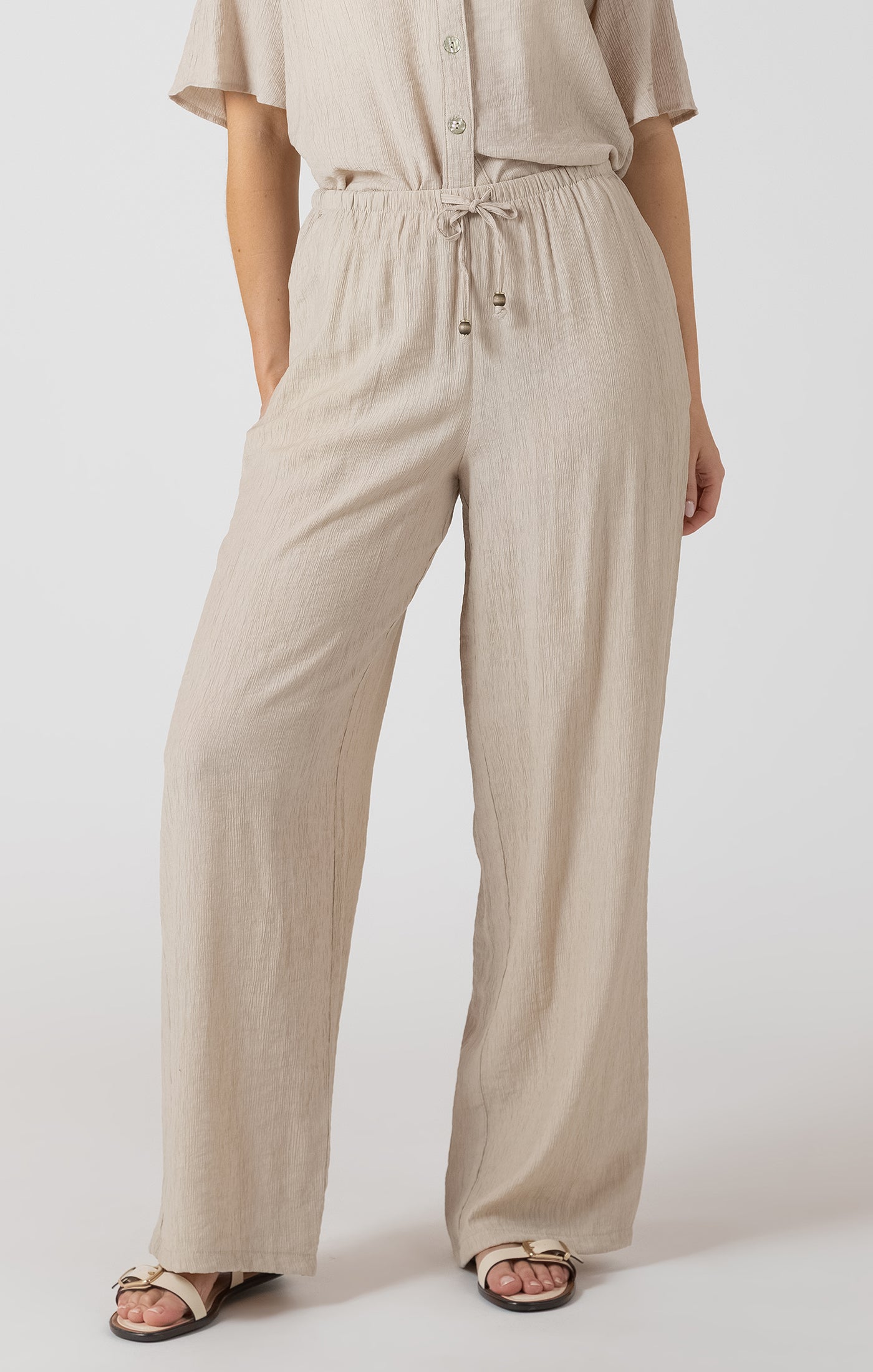 Desert Daydream Pants in Light Oyster by Dex