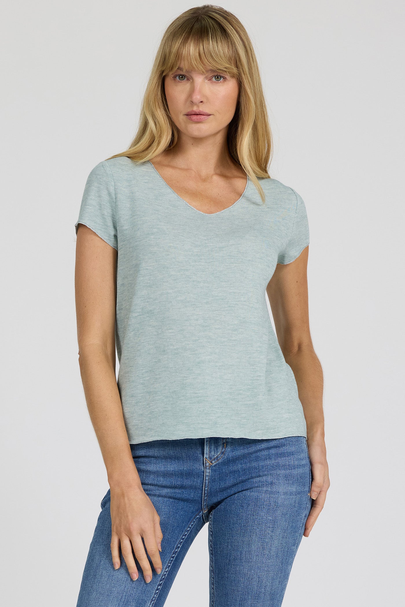 Aisha Top in Milky Blue by Dear John
