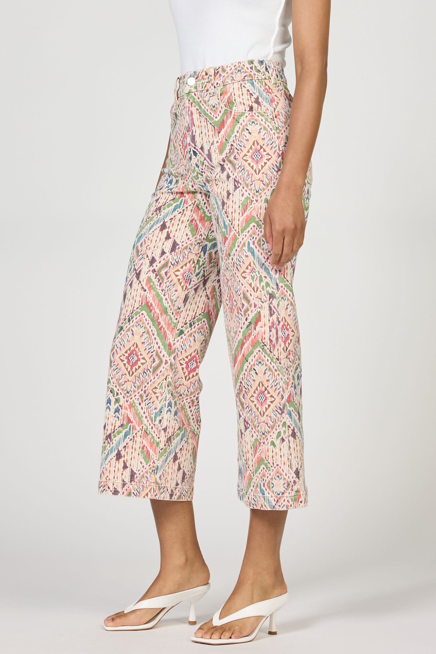 Audrey High Rise Jeans in Tropical Ikat by Dear John