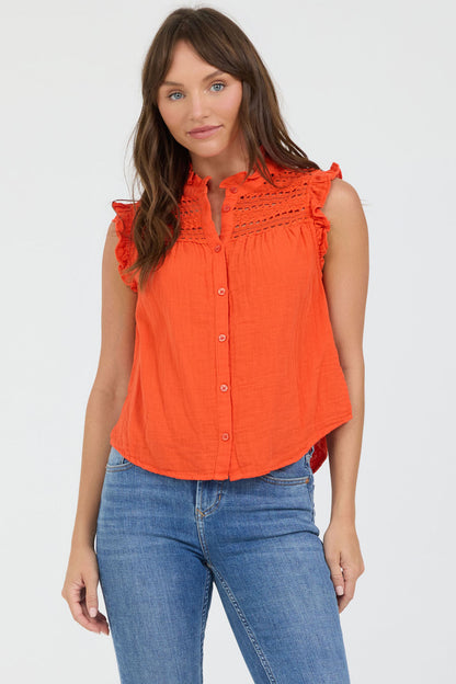 Janeca Top in Grenadine by Dear John