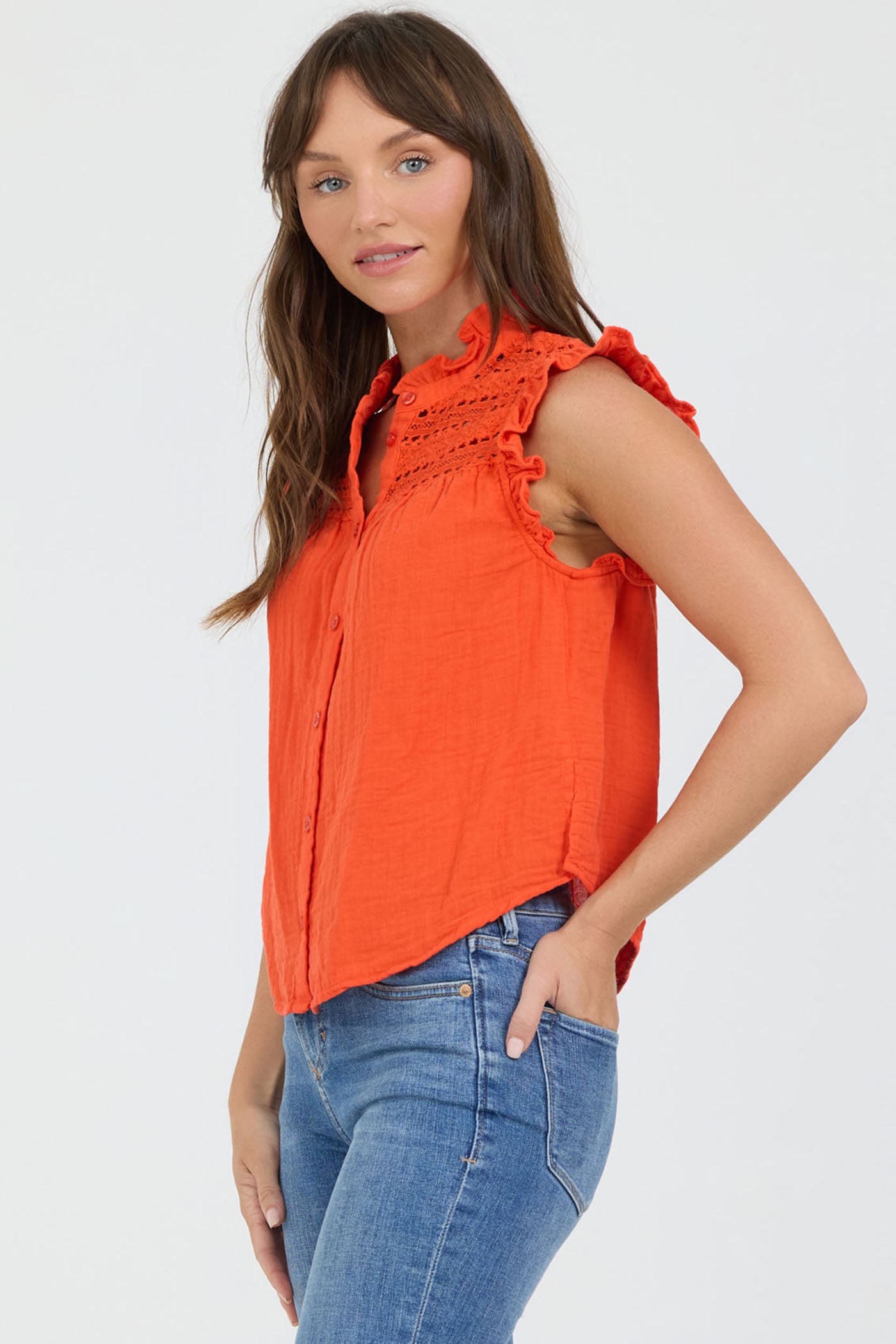 Janeca Top in Grenadine by Dear John