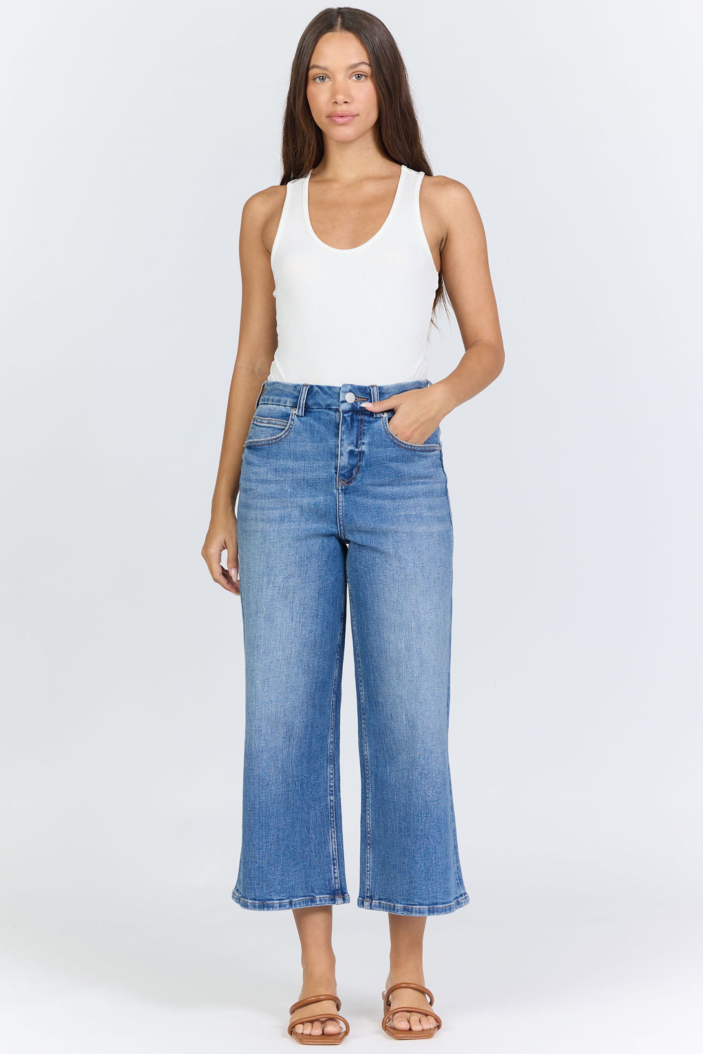 Audrey High Rise Jeans in Cool Breeze by Dear John