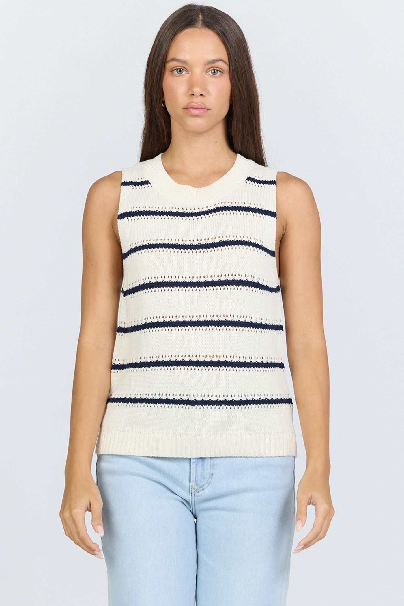 Sarinna Sweater Tank by Dear John