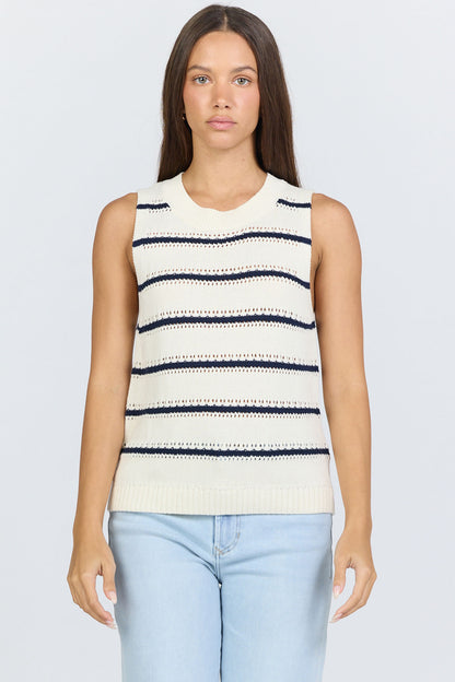 Sarinna Sweater Tank by Dear John