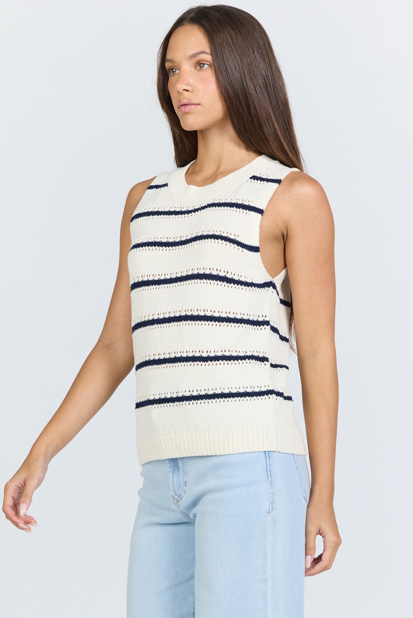 Sarinna Sweater Tank by Dear John