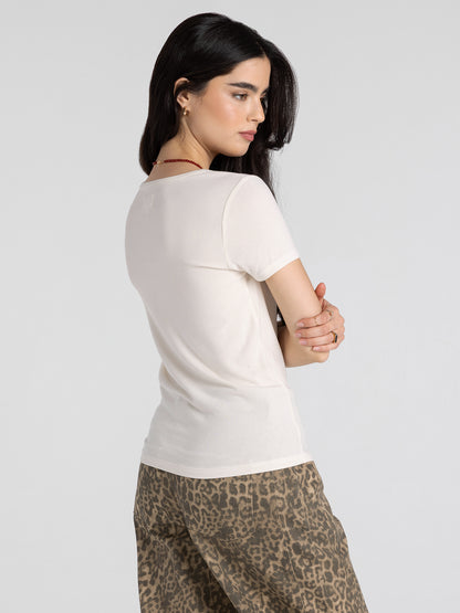 Evanore Top in Eggnog by Thread & Supply