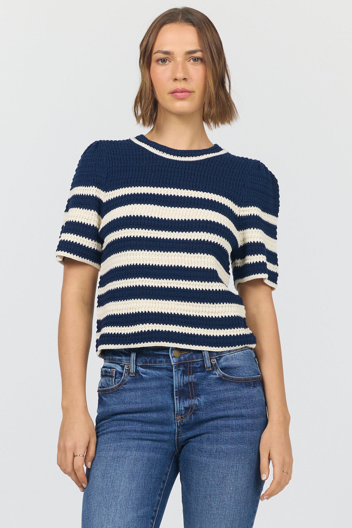 Simone Sweater in Black Iris by Dear John