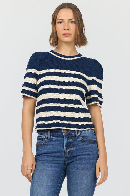 Simone Sweater in Black Iris by Dear John