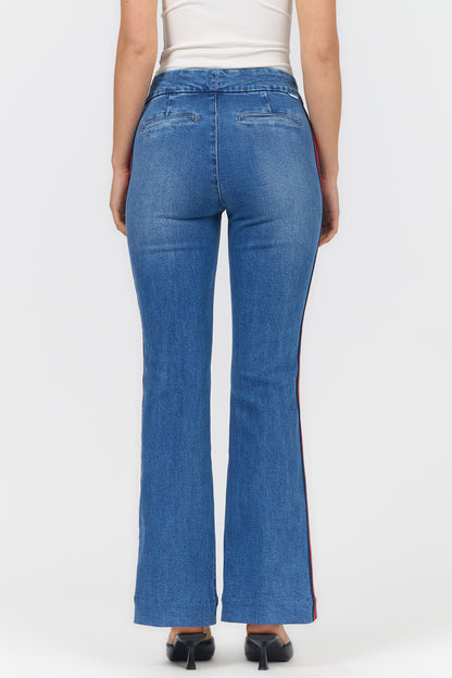 Florence Mid Rise Jeans in Medieval by Dear John