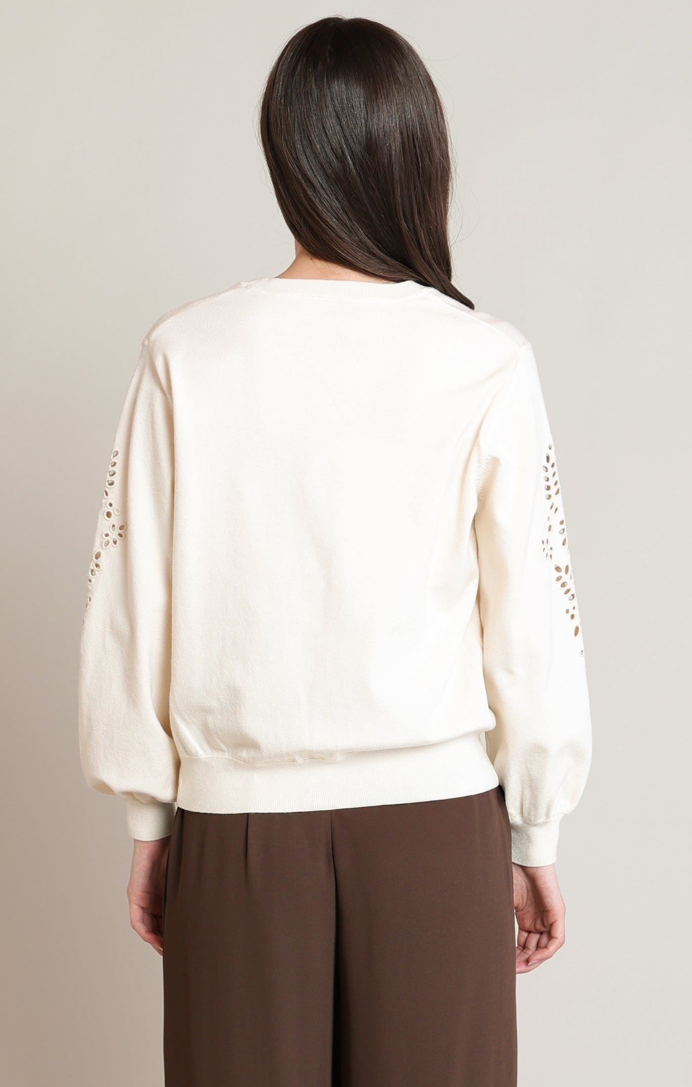 Eyelet You In Sweater by Dex