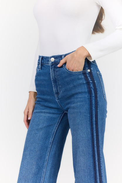 Margot Mid Rise Wide Leg Jeans in Drifting by Dear John
