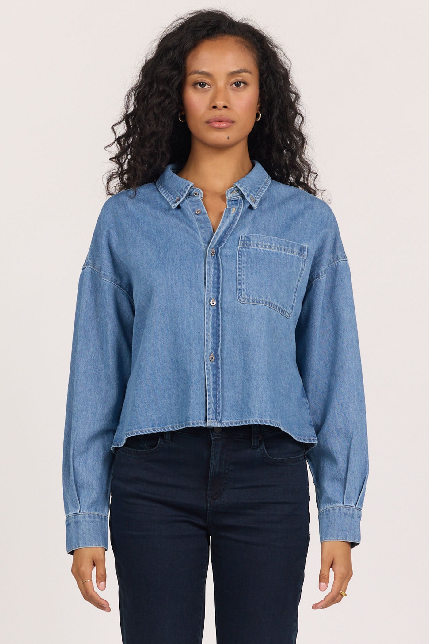 Cropped Adrianna in Ocean Wash by Dear John
