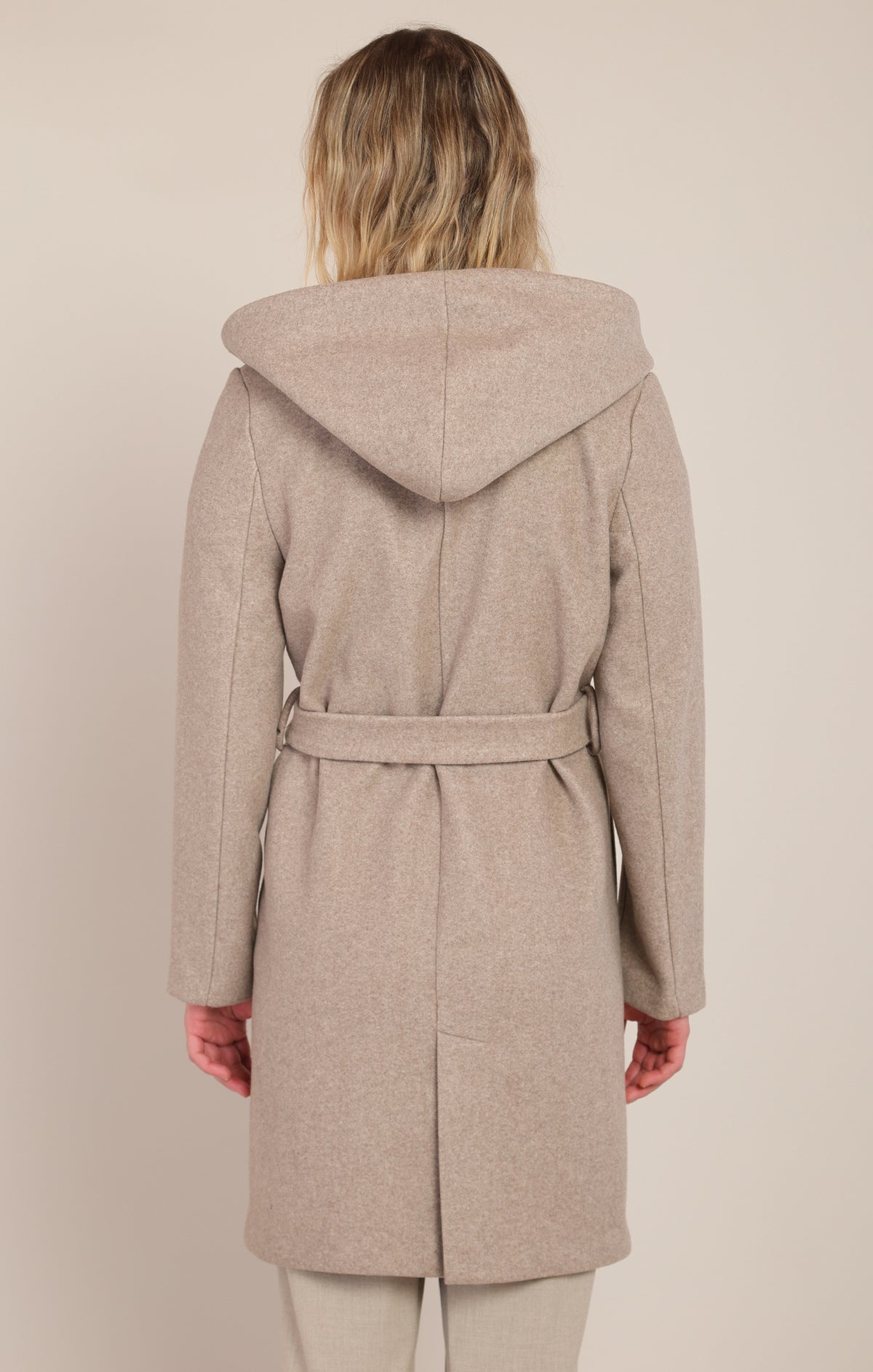 Effortlessly Chic Coat in Stone