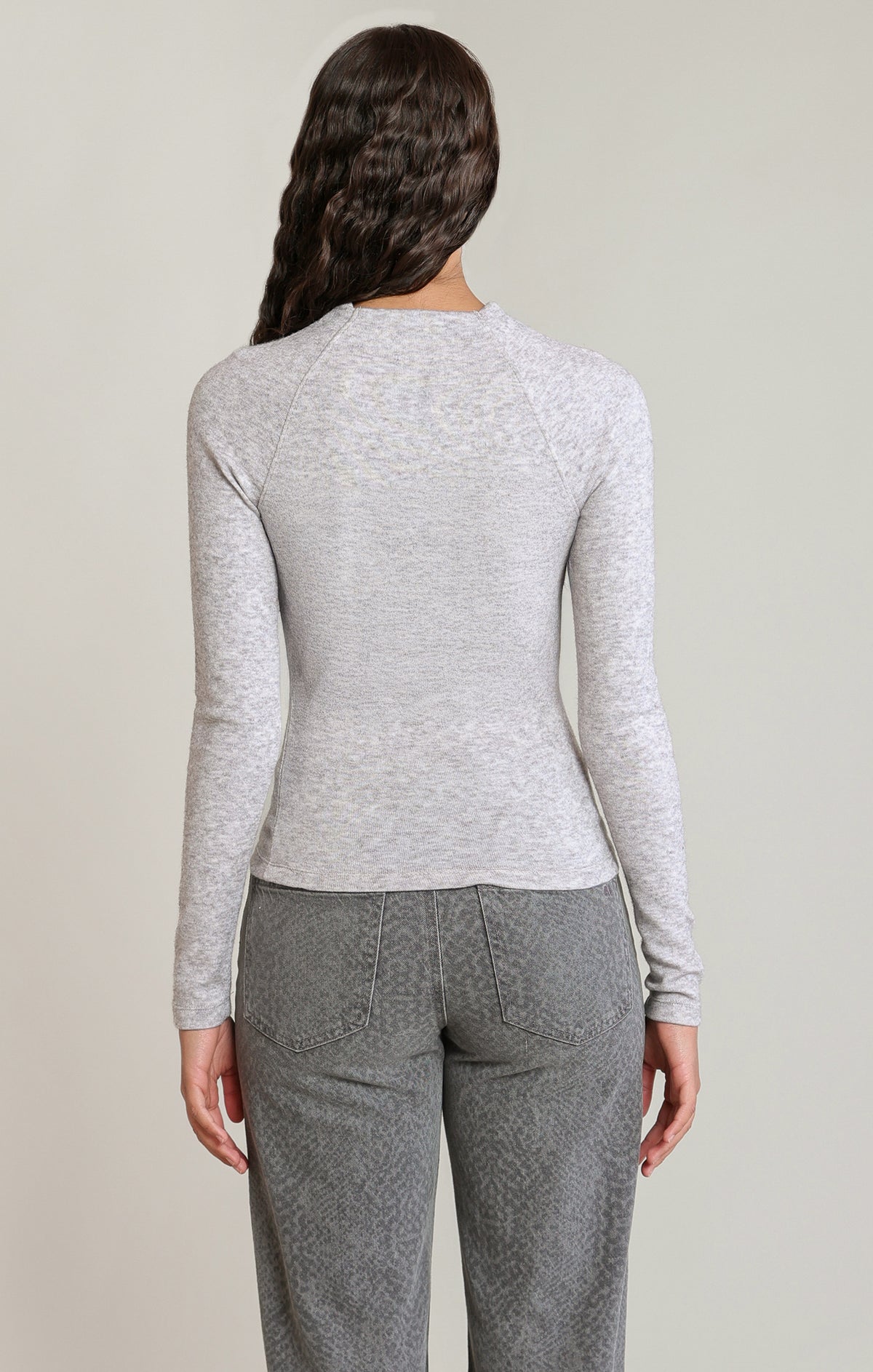 Everyday Essential Top in Heather Grey by Dex