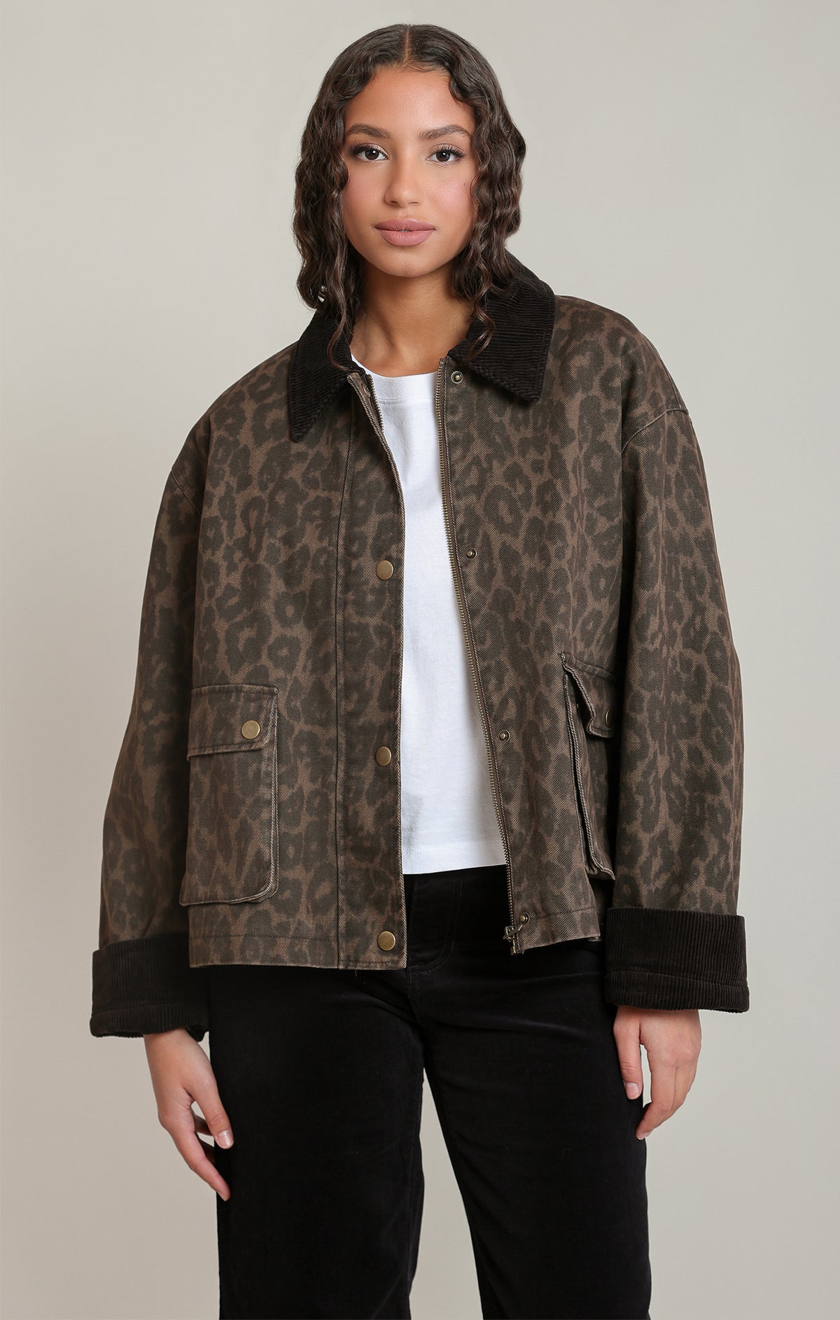 Fierce & Free Jacket Leopard Jacket by Dex