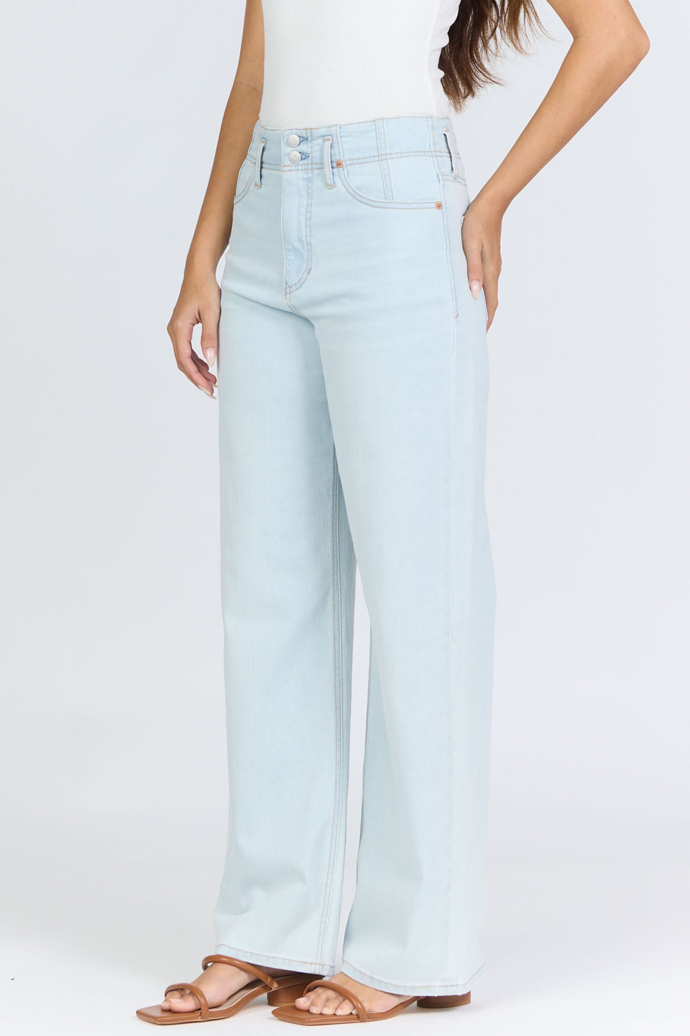 Holly High Rise Jeans in Clear Sky by Dear John