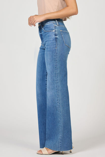 Fiona High Rise Jeans in Fog Sky by Dear John