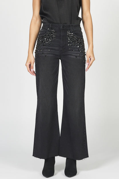 Fiona Black Sparkle Jeans by Dear John